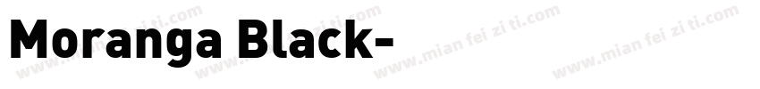 Moranga Black字体转换